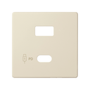 Placa para cargador USB A+C Quickcharge marfil Simon 82