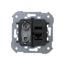 TV+RJ45 (toma mixta) unica Simon 75