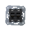 RJ45 doble sin conector Simon 75