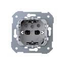Base de enchufe schuko CLEAN modular 16A 127/250 V~ con sistema de embornamiento a tornillo Simon 75