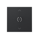 Individual rocker for shutter mechanism 3 positions push button black matte Simon 360