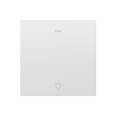 Touche individuelle pour poussoir avec gravure lumière IP44 pulsant blanc mat Simon 360