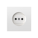Cover for bipolar socket base matte white Simon 360