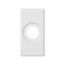 Trim plate for 1 S-Video connector for 1 element white Simon K45