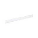 Tapa frontal de 2m para canales de PVC con compartimentos K45 color blanco