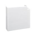 Accesorio ángulo plano para canal PVC 185x55mm