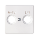 Plate for R/TV/SAT inductive sockets white Simon 82