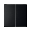 Tecla doble para mecanismos de mando negro mate Simon 82 Concept