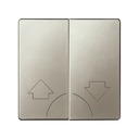 Double Rocker for roller shutter mechanisms without safety interlock Champagne Simon 82 Concept