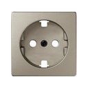 Cover with safety device for Schuko socket base Champagne Simon 82 Concept