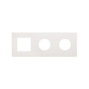 Frame composed of 1 element and 2 minimal aesthetic for CLEAN Schuko socket outlet matt white Simon 270