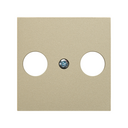 Cover for R-TV+SAT signal socket outlet champagne Simon 270