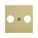 Cover for R-TV+SAT signal socket outlet bronze Simon 270