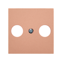 Cover for R-TV+SAT signal socket outlet copper Simon 270