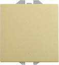Permutateur à bouton-poussoir 10 AX 230 V~ avec système de bornage rapide bronze Simon 270