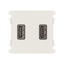 Cargador USB doble A+A Smartcharge 3.1A 127/30V~ blanco Simon 26