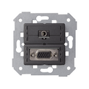 Conector VGA HD15 + mini-jack