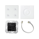 Botonera Regular 4 funciones con acoplador LON y regulador Slide Control blanco Simon 82 Sense