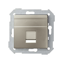 Plaque de voix et données plate avec cache-poussière pour connecteur RJ45 cava Simon 82 Concept