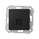 Flat universal V&D plate with dust cover for 1 RJ45 Simon 82 Concept