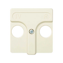 Plate for inductive R/TV sockets ivory Simon 27 Play