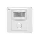 Interruptor/detetor de encastrar de 120º, 9 metros, de 230 V/50 Hz branco da Coati