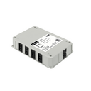 Caja distribuidora de 1 circuito estándar de 1 entrada de 3 polos con figura Wieland GST18i y 8 salidas de 3 polos 