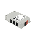 Caja distribuidora de 2 circuitos con 1 entrada de 3p con figura Wieland GST18i, 3 salidas de 3p para circuito estándar, 1 entrada de 3p con figura Wieland GST18i y 3 salidas de 3p