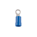 Terminal redondo pré-isolado de 2,5 mm² com ø de 3,7 mm, 10 unidades em azul da 