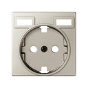 Schuko Socket Base with Integrated Dual USB Charger + Cover Champagne Simon 82 Concept