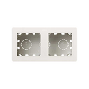 Compact Surface-mount Box 2 elements matt white Simon 270