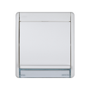 Base de enchufe schuko componible IP55 16AX con sistema de embornamiento rápido blanca Simon Aqua