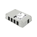 Caja distribuidora de 1 circuito estándar de 1 entrada de 3 polos con figura Wieland GST18i y 8 salidas de 3 polos 