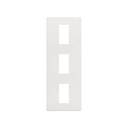 Minimal aesthetic vertical frame for 3 elements matt white Simon 270