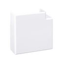 Accesorio ángulo plano para canal PVC 130x55mm
