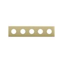 Minimal aesthetic frame for CLEAN Schuko socket outlet for 5 elements bronze Simon 270
