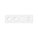 Kit face avant pour 4 éléments avec 2 prises 2P, 1 chargeur double 2xUSB et 2 connecteurs RJ45 blanc mat Simon 100