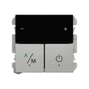 Simon iO thermostat for electric underfloor heating, probe included aluminium Simon 270