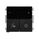 Simon iO thermostat for electric underfloor heating, probe included matt black Simon 270