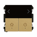 Simon iO multimaster push-button panel, 6 experiences gold Simon 270