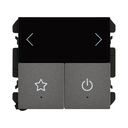 Simon iO multimaster push-button panel, 6 experiences titanium Simon 270