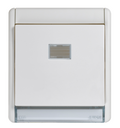 Cadre avec touche individuelle blanc Simon Aqua