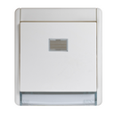 Monobloc push button IP55 10AX 250V~ with quick terminal connection white Simon Aqua