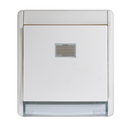 Composable intermediate switch IP55 10AX with quick terminal connection system white Simon Aqua