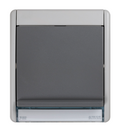 Schuko socket base composable IP55 16AX with quick terminal connection system gray Simon