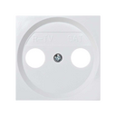 Placa para tomas inductivas de R-TV + SAT blanco Simon 28