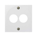 Cover for stereo speaker socket white Simon 28