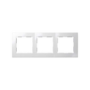 Frame for 3 elements white Simon 28