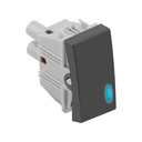 Interruptor simples com led 10 A 250V~ grafite Simon 35