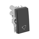 Pulsador campainha 10 A 250 V~ grafite Simon 35